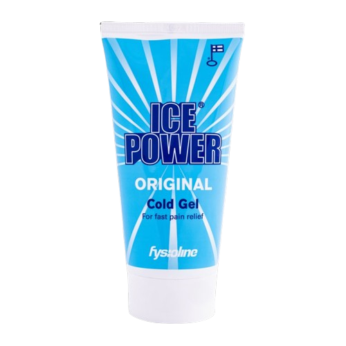 Ice Power Cold gel 150ml for muscle and joint pain, featuring the Ice Power brand, shown in the image.