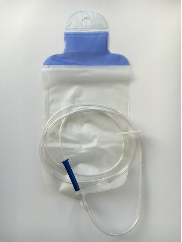 Medical Art Klysmazak 1500ml urinary catheter and urinal with clear plastic container and tubing for medical use