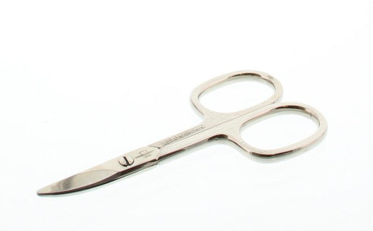Malteser curved nail scissors, 9cm, for manicure and pedicure, with stainless steel blades, brand Malteser.