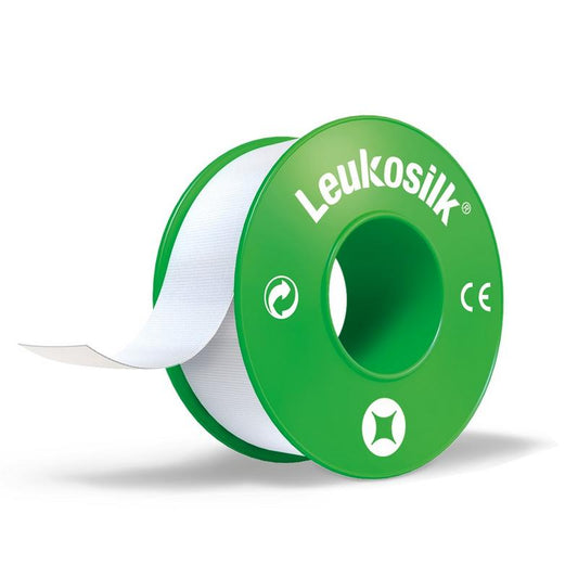 Leukosilk Hechtpleister 5m x 2.50cm 1.00 Stuks
