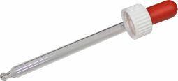 Alphag Pipet 100ml, 106mm, set of 10, clear plastic laboratory pipettes for precise liquid handling, packaging material.