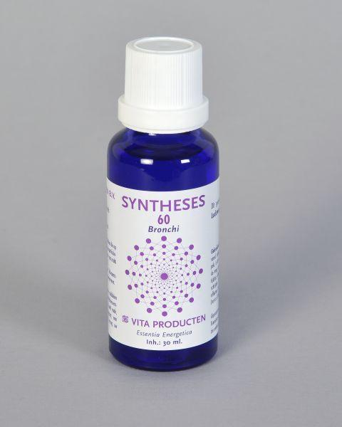 Vita Syntheses 60 Bronchi herbal remedy in a 30ml bottle, featuring natural herbal ingredients for respiratory support.