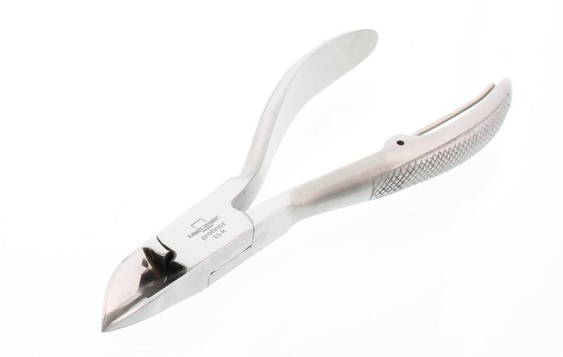 Malteser Nageltang ruit handgreep, 12cm, roestvrij staal, manicure en pedicure instrument voor nagelverzorging, 33-R.