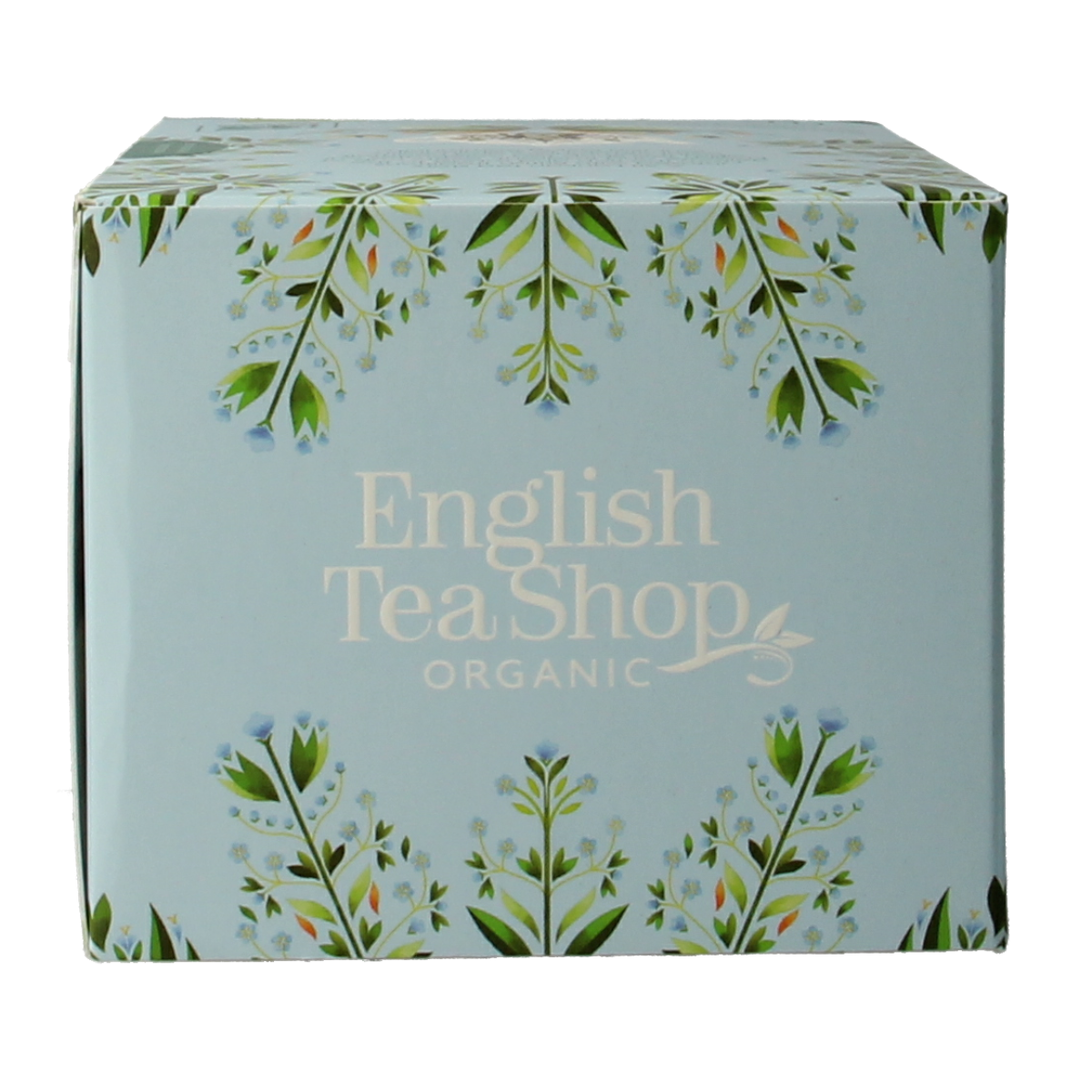English Tea Shop White Tea Bio in 20 tea bags, organic white tea leaves in a natural tea packaging.