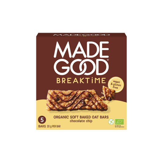 MadeGood  Breaktime bar choco chip bio 5.00 Stuks