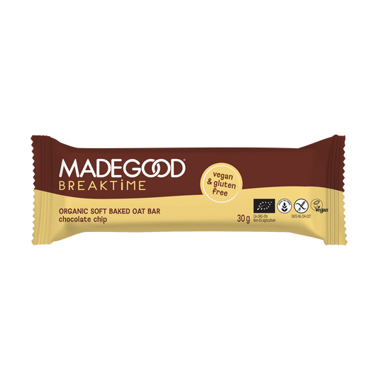 Made Good Breaktime bar chocolate chip bio 30.00 Gram