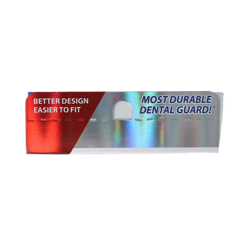 SleepRight Prorx mouthguard for snoring and teeth grinding, shown in white, designed for comfortable overnight wear.