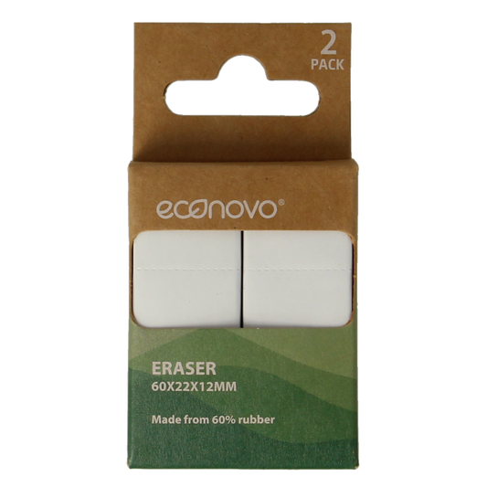 Two Econovo Gummen office clips, small metal paper clamps for organizing documents on a desk or in files.