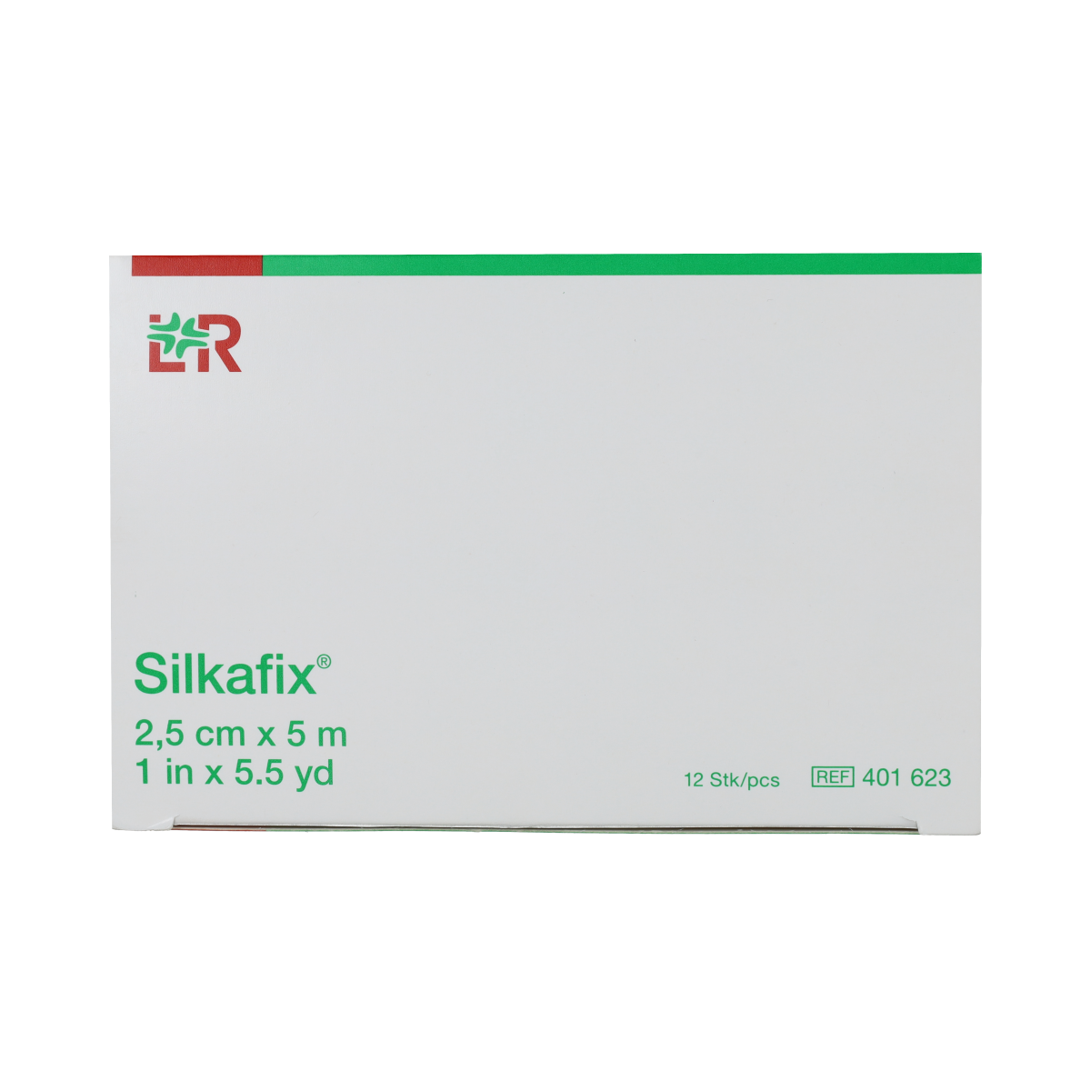 Silkafix Hechtpleister 5m x 2.5cm latexvrij 12.00 Stuks