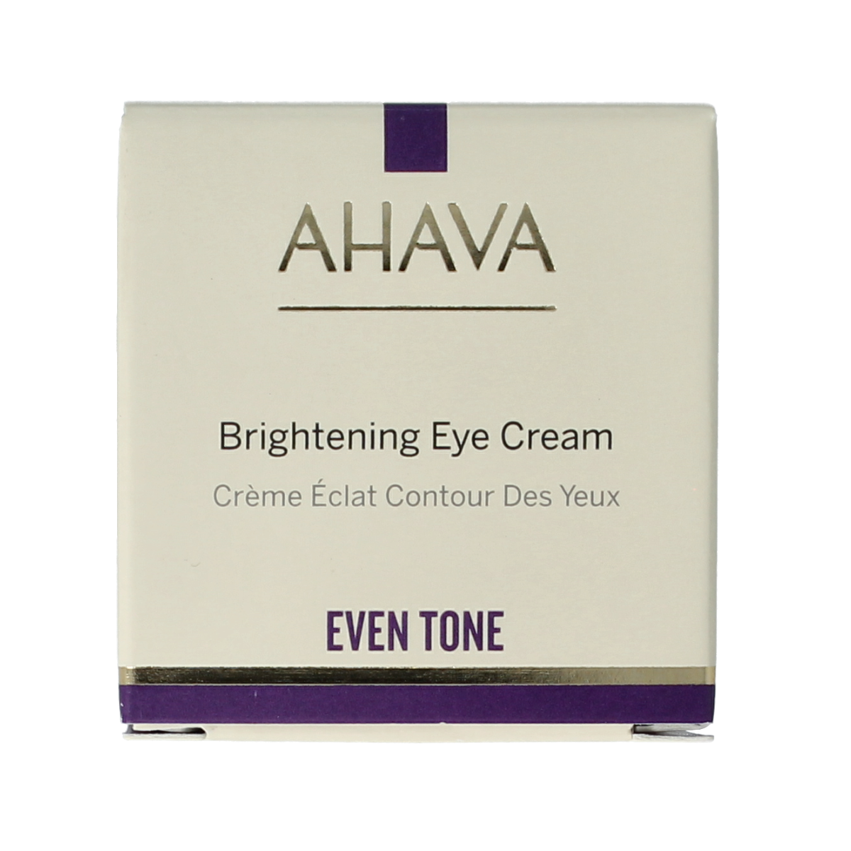Ahava Age Control Bright Eye Creme in 15ml jar, moisturizing eye treatment for youthful, radiant skin around the eyes.