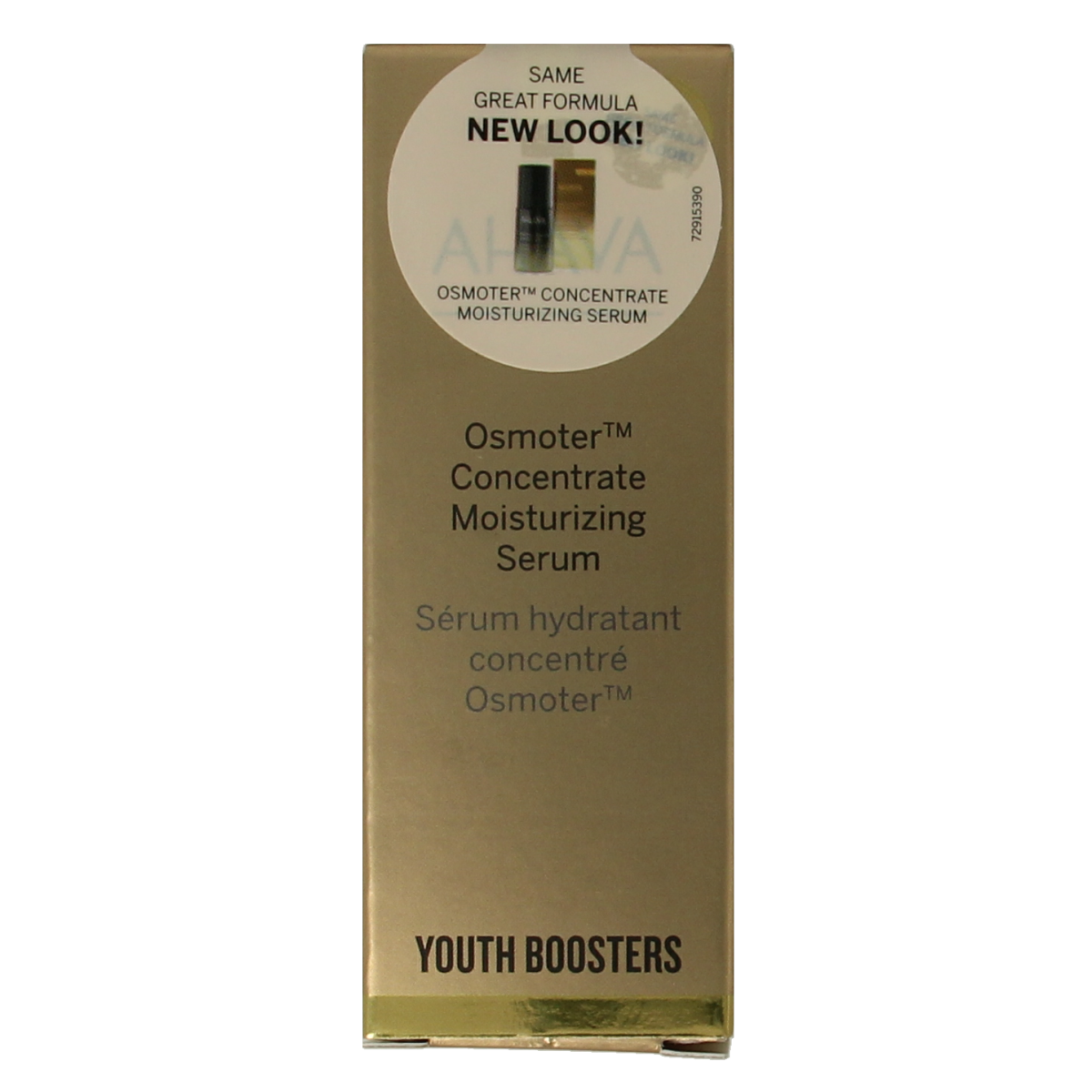 Ahava Dead Sea Osmoter Concentrate 30ml facial skincare product with a sleek bottle and label, designed for revitalizing skin.