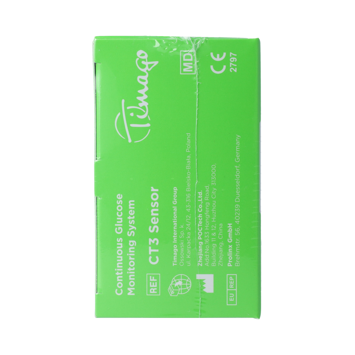 Yuwell Anytime Glucose Sensor CT3 (voor 14 dagen) 1.00 Stuks