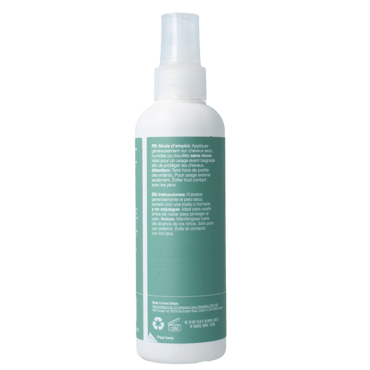 Tints Of Nature Seal & Shine hair treatment bottle, 200ml, natural hair care product for added shine and protection.