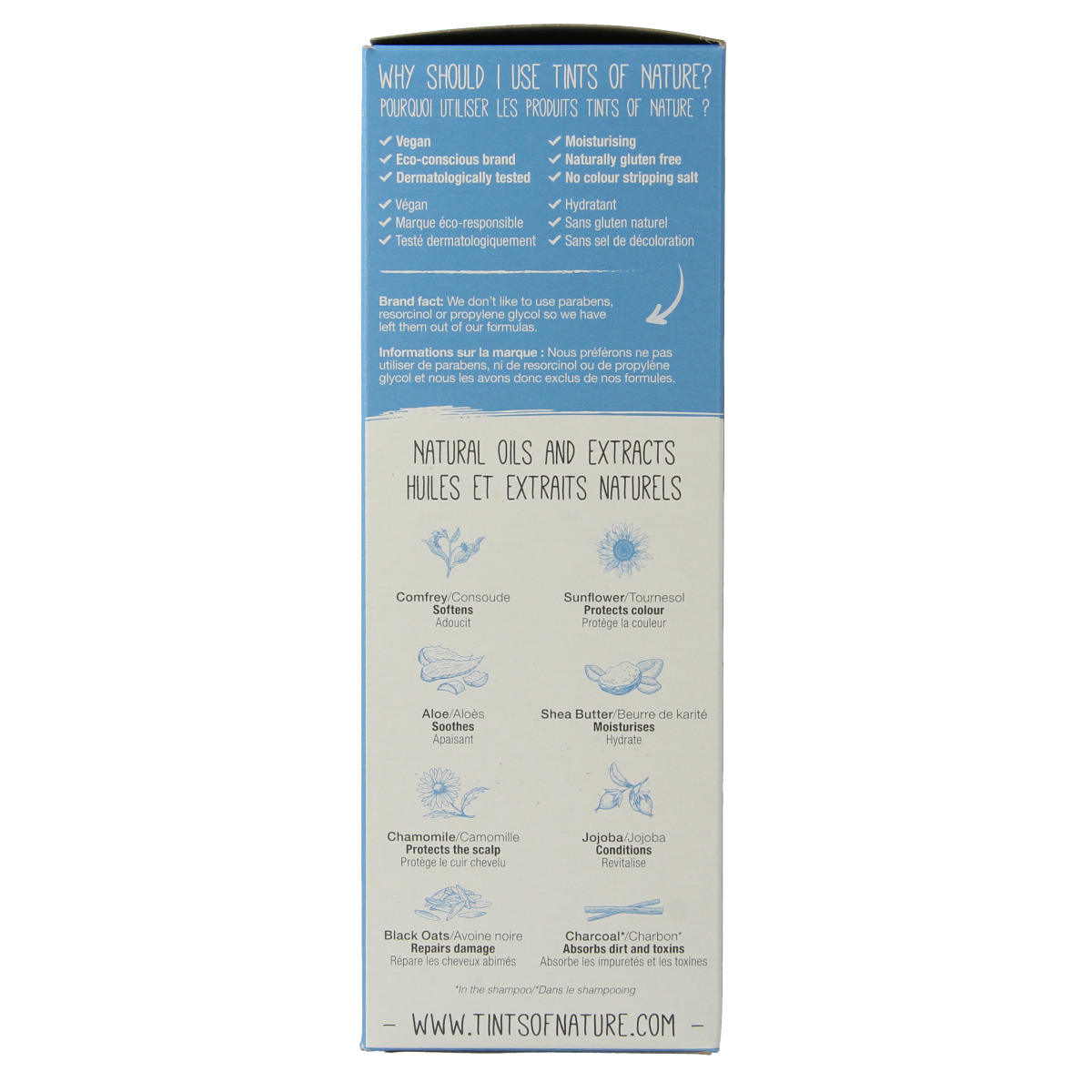Tints Of Nature 8N natural blond hair coloring set, featuring natural blonde shade in a Tints Of Nature hair dye kit.