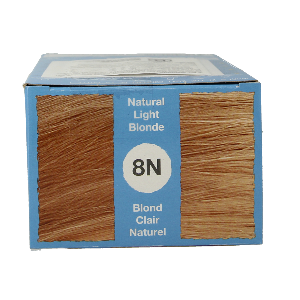 Tints Of Nature 8N natural blond hair coloring kit with cream and applicator, for natural blonde hair coloring.