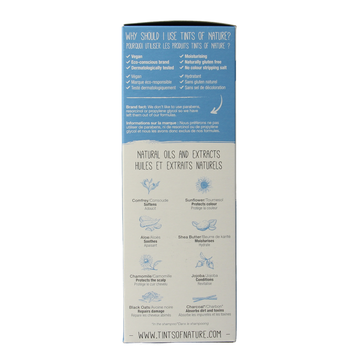 Tints Of Nature 10N platinum blonde hair coloring set, including developer and dye for professional-level platinum blonde hair.