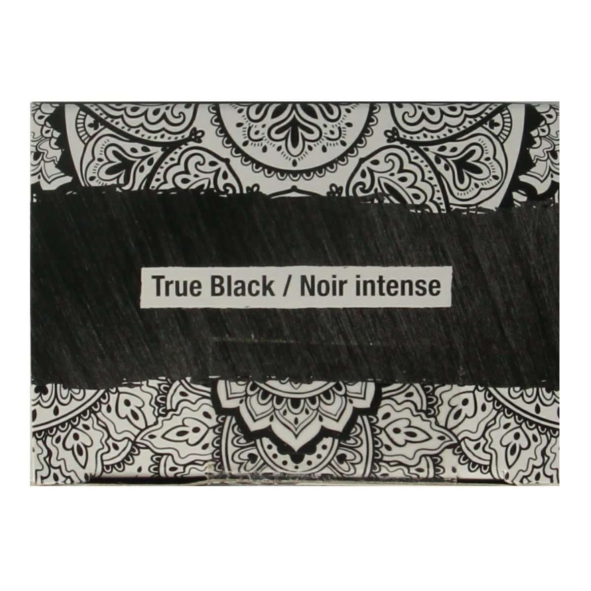 Tints Of Nature black henna cream for semi-permanent hair coloring, 70ml, shown in a tube with black hair dye.