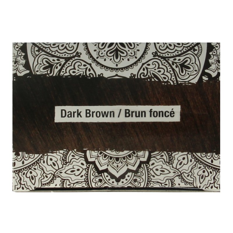 Tints Of Nature dark brown henna cream hair dye in a 70ml tube for semi-permanent hair coloring.