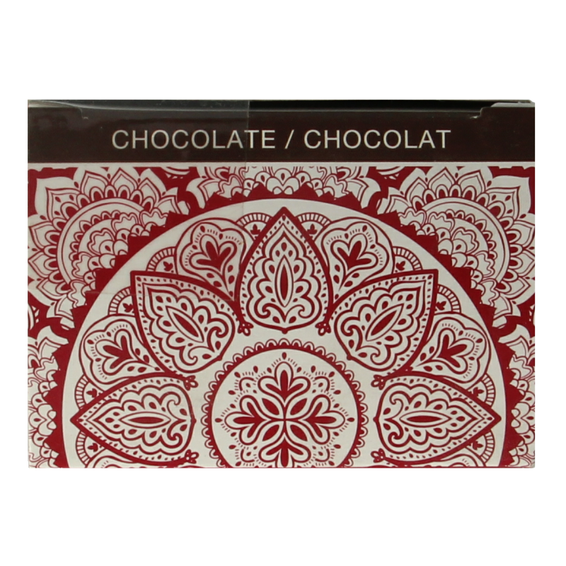 Tints Of Nature Henna cream chocolate semi-permanent hair dye in 70ml tube, showcasing rich brown color and hair application.