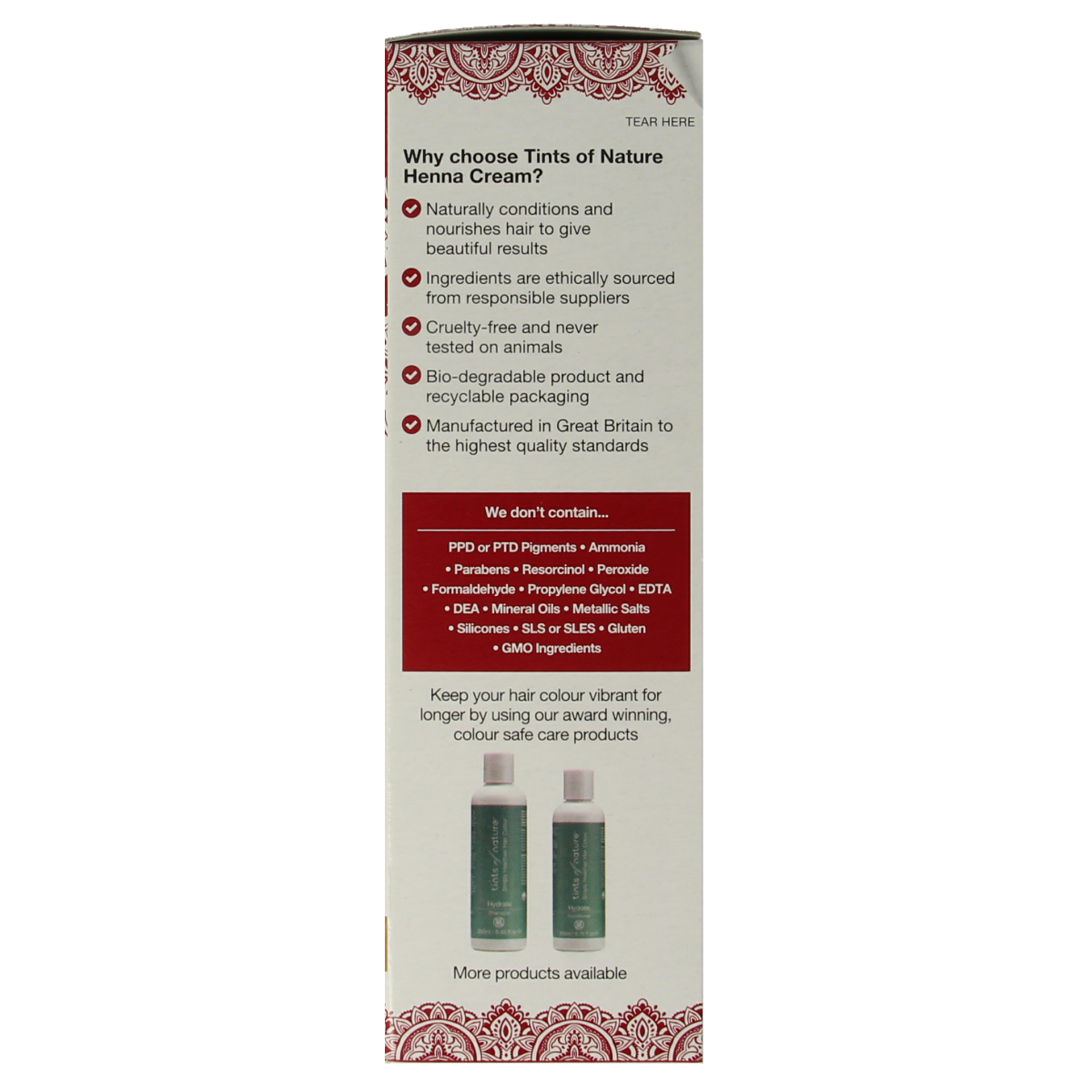 Tints Of Nature Henna cream golden blond semi permanent 70.00 Milliliter