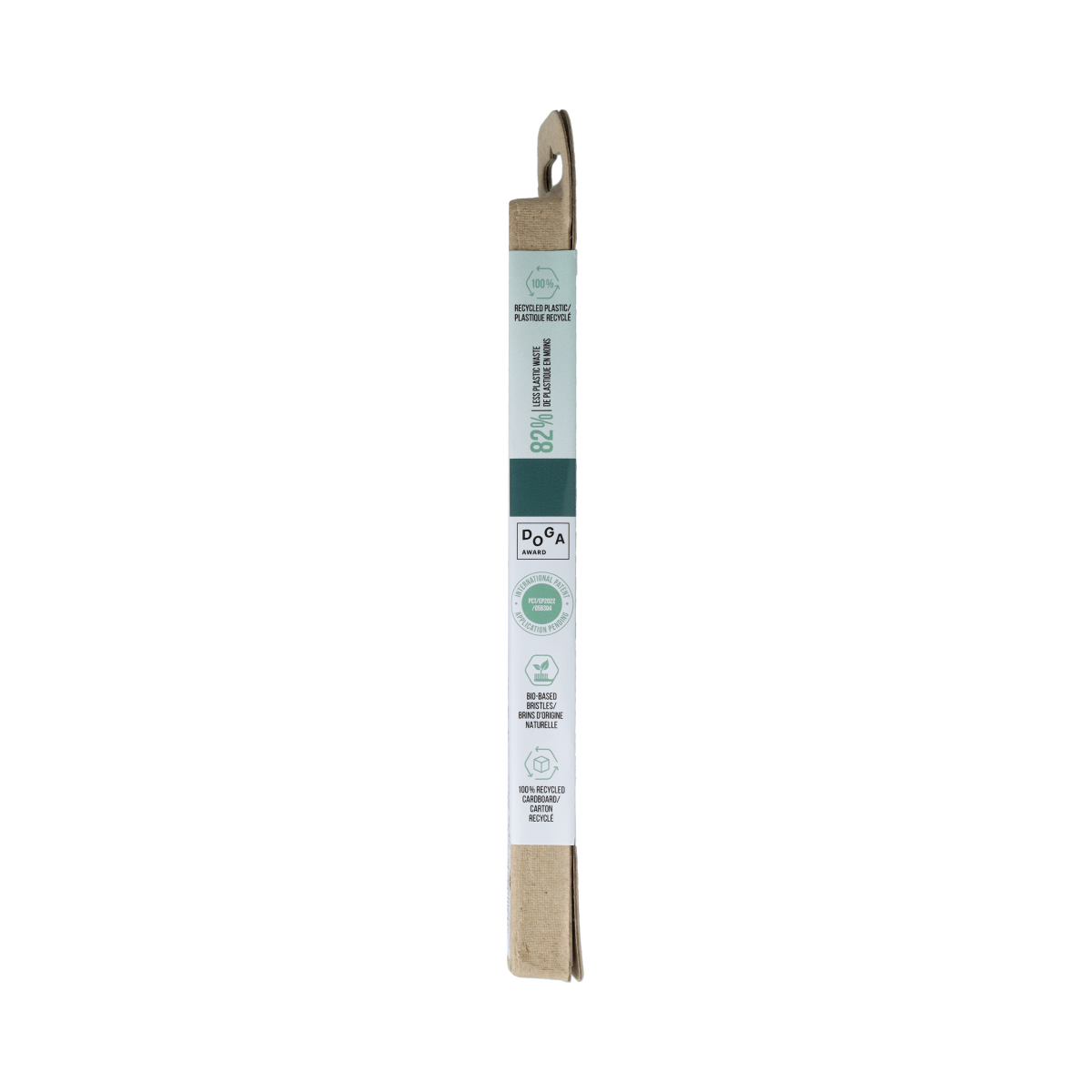 Set of four Jordan Green Clean Change Soft toothbrushes, eco-friendly Tandenborstels for gentle cleaning.
