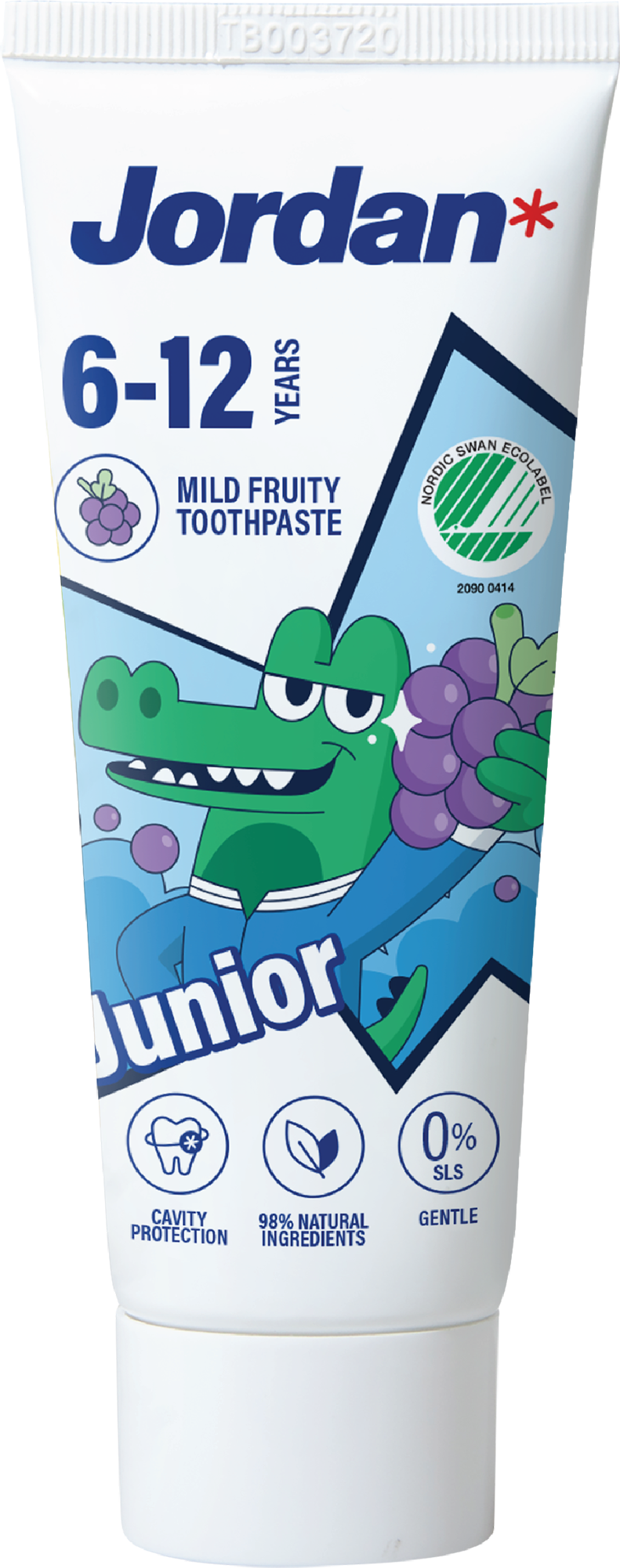 Jordan Tandpasta junior 6-12 jaar 50.00 Milliliter