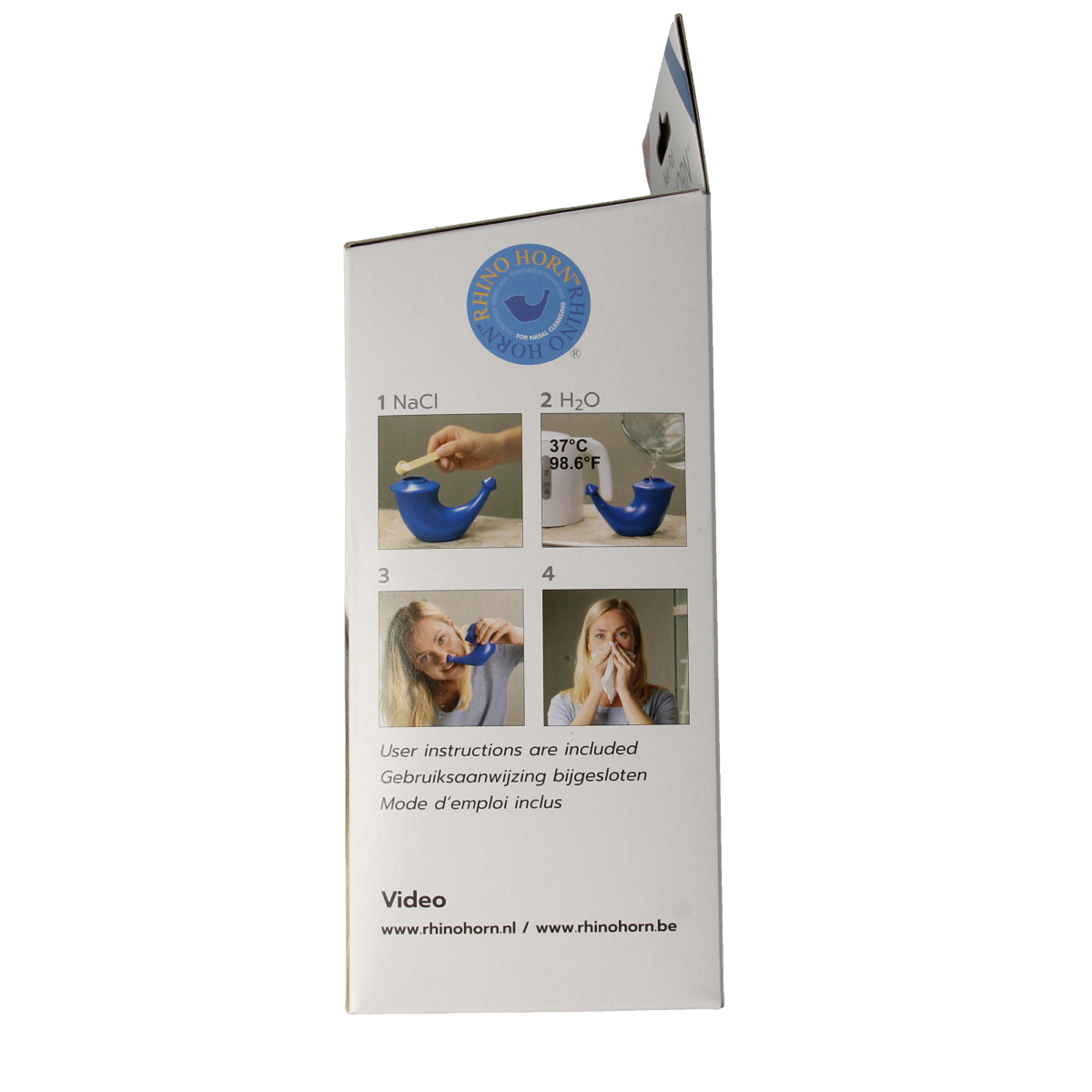 Blue Rhino Horn nasal spray for nasal care and inhalation, 1.00 Stuks, designed for nasal health and congestion relief.