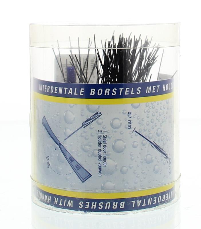 Duodent Interdentaal borstel extra fijn 0.7 mm, Tandenstokers en Ragers, 144 stuk, dental interdental cleaning tool