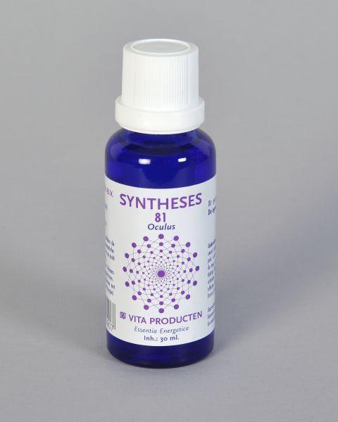 Vita Syntheses 81 ogen herbal supplement in a 30ml bottle, part of Vita's herbal preparations range.