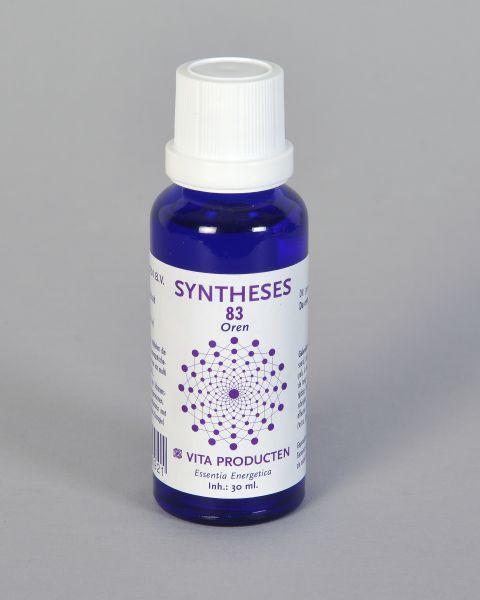 Vita Syntheses 83 herbal preparation in a 30ml bottle, part of Vita's line of herbal remedies, with the product label visible.