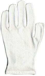 White Mattisson moistening gloves, pair of Verbandkleding hand coverings for medical or professional use.