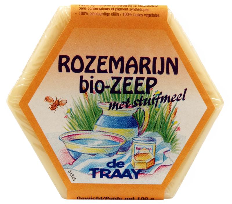 de Traay Zeep rozemarijn/stuifmeel bio 100.00 Gram