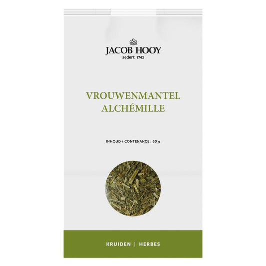 Jacob Hooy women's herbal salt and meal mix in 60g package, featuring natural herbs and spices for cooking.