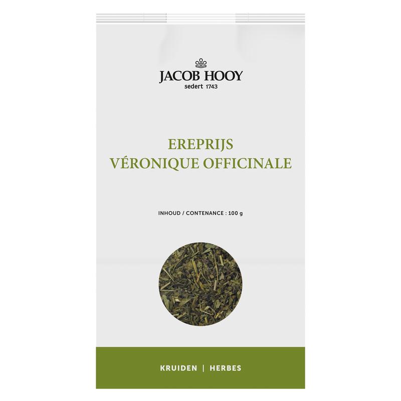 Jacob Hooy Ereprijs herbal spice mix in a 100g container, part of their kruiden en zout assortiment.
