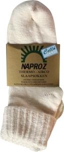 Naproz Slaapsokjes in a pair, soft sleep socks for comfort and warmth, designed by Naproz, shown in the image.