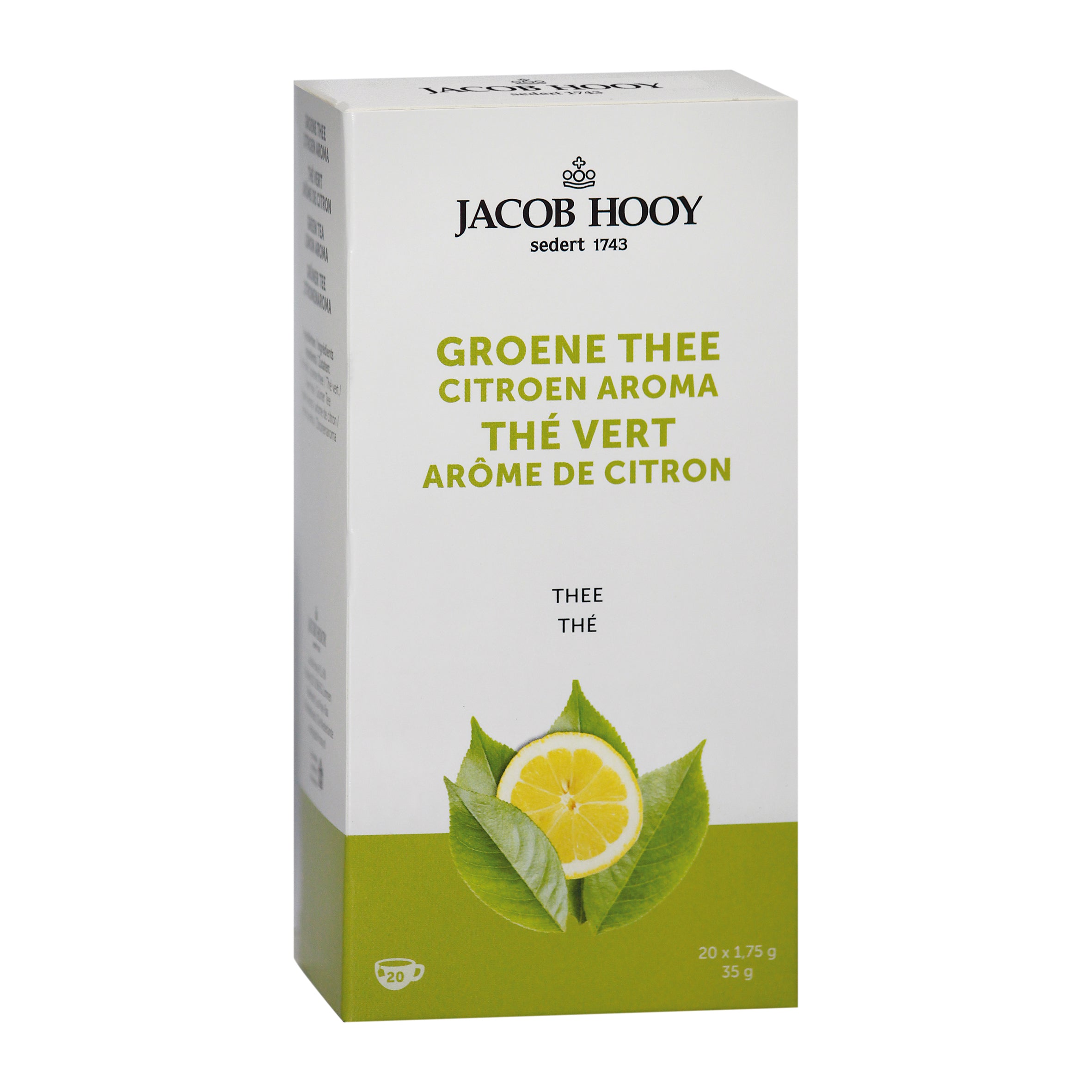 Jacob Hooy Groene thee citroen 20.00 Zakjes
