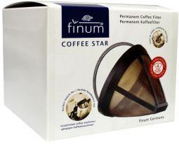 Simon Levelt Finum permanent coffee filter size 4, reusable coffee and tea filter, made of durable material, for fresh brewing.