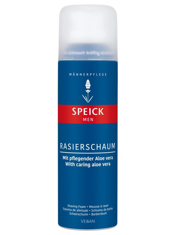 Speick Man scheerschuim in 200ml container, shaving foam for men with natural ingredients, displayed in the image.