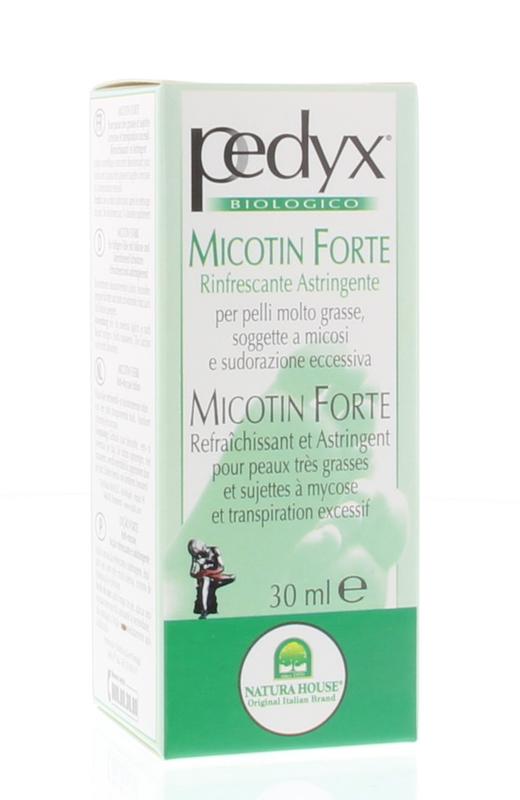 Pedyx Micotin sterke voetverzorgingslotion in 30ml fles, voor gezonde en verzorgde voeten.