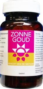Zonnegoud Solidago complex herbal supplement in a bottle of 120 tablets, natural herbal remedy from Zonnegoud Kruidenpreparaten