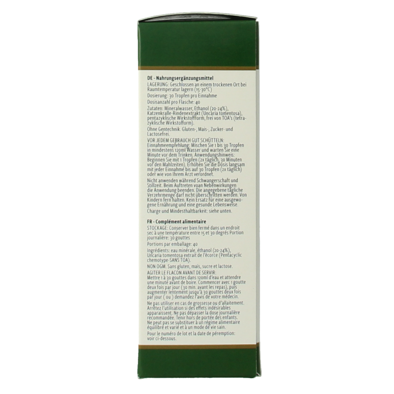Nutramedix Samento cat's claw herbal supplement in a 60ml bottle, natural herbal remedy from Nutramedix.