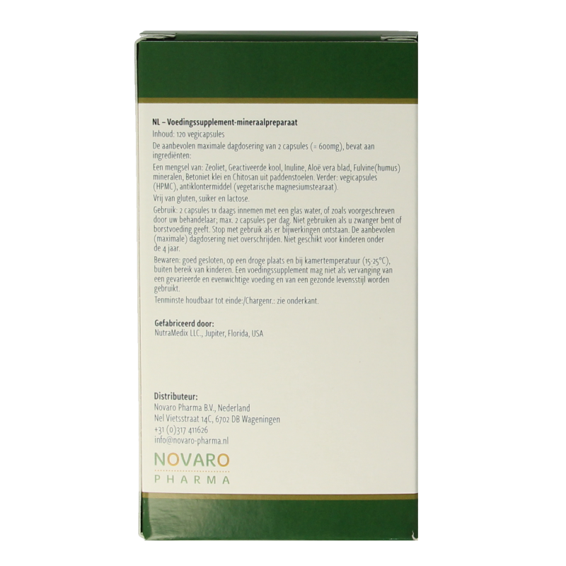 Nutramedix Binder plus herbal supplement capsules, 120-count bottle, natural kruidenpreparaten for detox and digestive support.