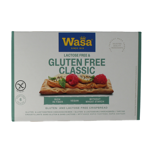 Wasa Knackebrod classic glutenvrij 6 x 40 gram 240.00 Gram