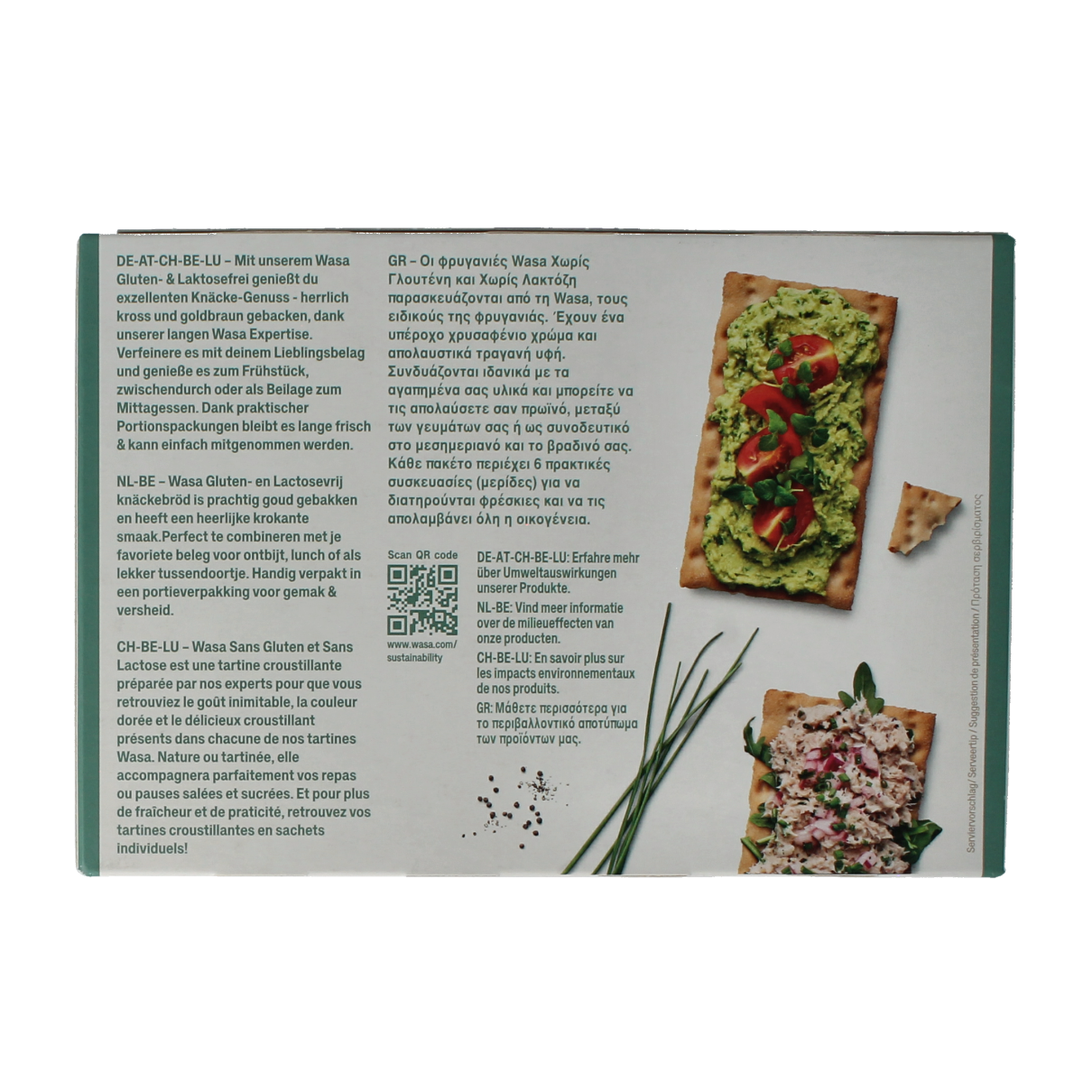 Wasa Knackebrod classic glutenvrij 6 x 40 gram 240.00 Gram