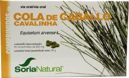 Soria Natural Equisetum arvense herbal supplement in 60 tablets, natural plant-based dietary remedy for health.