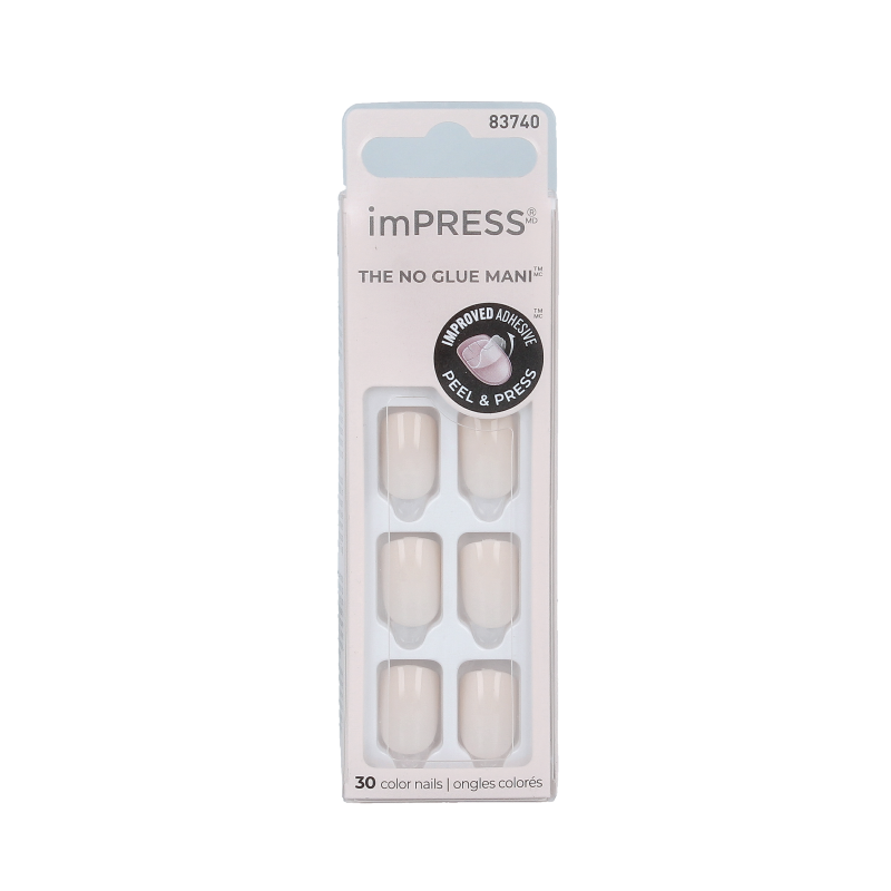 Kiss Impress Color Point Pink 1.00 makeup set with pink lip and eye products, featuring sleek packaging and vibrant shades.
