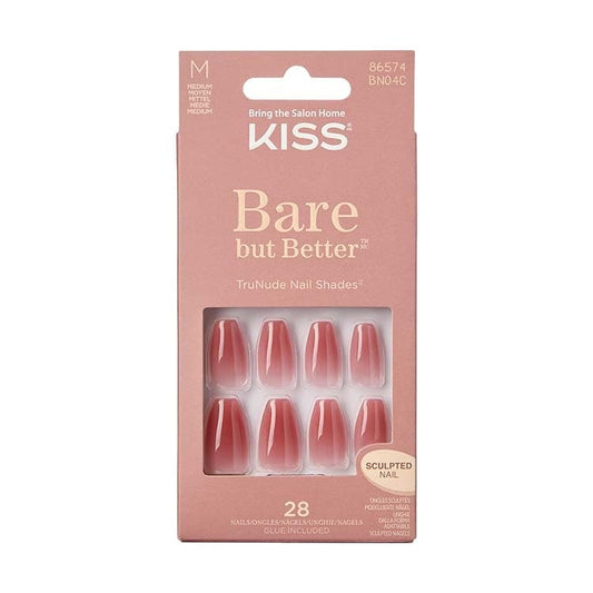 Kiss Bare but better nails nude 1.00 Set