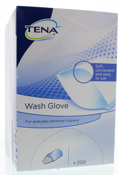 Tena incontinent washcloths in a pack of 200, soft and gentle for sensitive skin.