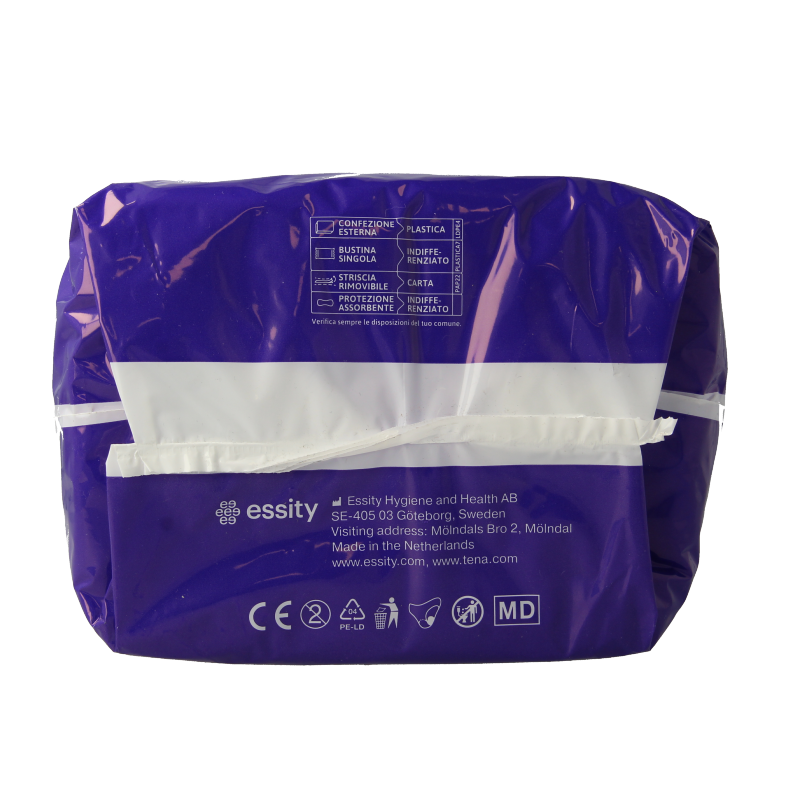 Tena Lady Maxi Night incontinence pads, pack of 6, designed for overnight protection and comfort.