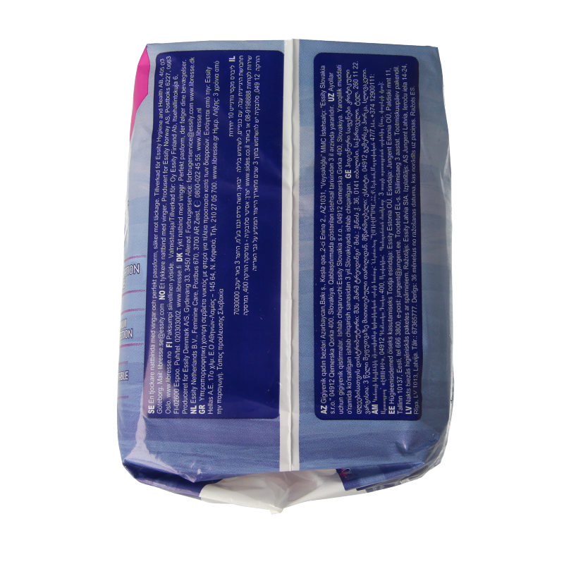 Libresse Maxi Goodnight panty liners for women, pack of 10, with discreet, comfortable design for overnight protection